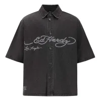 Ed Hardy Camiseta 'Adler und Sterne'  negro