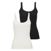 LASCANA Top  crema / negro