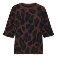 LASCANA Jersey  marrón / marrón oscuro / negro
