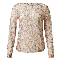 comma casual identity Camiseta  beige / oliva / rosa