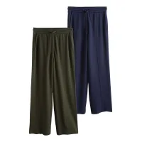 Next Pantalón  navy / verde