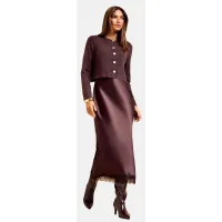Friends Like These Vestido  chocolate