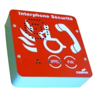Nugelec Nug36100 Intercomunicador De Seguridad Convencional Para Eas Rojo - Gama Vocall5