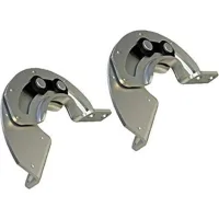 Bravix Charnière De Porte Cachée À 90 Degrés Équipement Industriel Porte D'Armoire En Acier Au Carbone Charnière À Limite Coulissante Fixe Quincaillerie De Meubles À Deux Pieds (1 Paire),7638.5mm