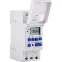 Bravix Lcd Minuterie Programmateur Horaire Électrique Hebdomadaire Numérique Timer Interrupteur 15a(220v)