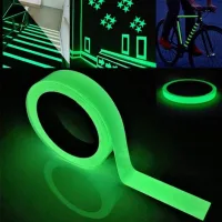 Bravix Ruban Fluorescent Vert De Qualité Supérieure De 9 M X 2 Cm, Ruban Lumineux, Ruban Phosphoreux, Ruban De Marquage Photoluminescent, Ruban D'Avertissement Auto-adhésif, Brille Dans Le Noir