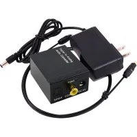 Bravix Convertisseur Audio Numérique Vers Analogique Coaxial Optique Numérique Coaxial Toslink Vers Analogique Rca L/r Convertisseur Audio Amplificateur Adaptateur