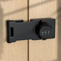 Bravix Verrou De Porte À Code En Acier Inoxydable Avec Vis Pour Casiers D'École Ou De Maison, Remises, Armoires, Rails De Fenêtre