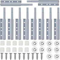 Bravix Aimant Porte Placard, 10 Pièces Push To Open Poussoir Pression Loquet Magnetique, Amortisseur Ferme Porte Poussant, Rebondeur De Tiroir D'Armoire, Poussoir Placard Fermeture Magnétiques