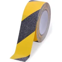 Bande Antidérapante Adhésive Pour Escaliers, 5cm10m, Ruban Adhésif De Sécurité, Ruban Adhésif Antidérapant Jaune Noir, Rubans D'Avertissement, Marquage De Sécurité, Jaune Noir