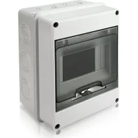 Coffret Electrique Etanche, Ip65 5-modules Ableaux À Disjoncteurs Électriques Boitier, Etanche Electrique Exterieur, Armoire De Contrôle, Boitier De Jonction Pour Utilisation À L'Extérieur
