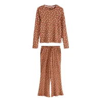 Next Pijama  beige / marrón