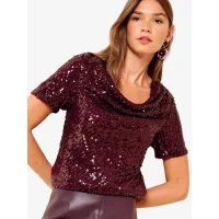 Friends Like These Blusa  rojo vino