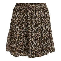 VILA Falda 'VIFalia'  beige / marrón / negro