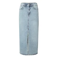 VILA Falda 'VIJaf'  azul denim