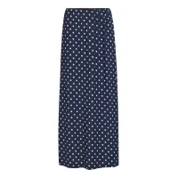 VILA Falda 'LEOA'  navy / blanco