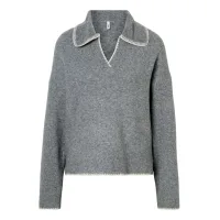 ONLY Jersey 'ONLVIBE'  gris moteado