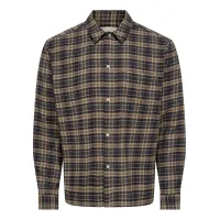 Only & Sons Camisa 'ONSHale'  capuchino / marrón oscuro