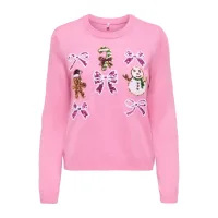 ONLY Jersey 'ONLXmas'  rosa