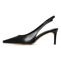 CESARE GASPARI Zapatos destalonado  negro