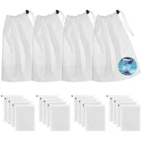 Lot 20 Sacs Filtrants Piscine – Cordon De Serrage, Ramasse Feuilles