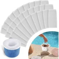 Lot De 30 Chaussettes De Skimmer Pour Piscine – Nylon Élastique Durable – Filtre Feuilles, Pollen, Mousse Et Saletés