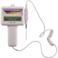 Jeffergarden Testeur D'Eau Portatif De Testeur De Ph, Testeur Fiable De Qualité De Niveau De Chlore De Vérificateur, Spa Pour La Piscine D'Aquariums Potable