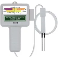 Testeur De Qualité De L'Eau, Moniteur Numérique Portable, Testeur De Qualité De L'Eau Ph Analysant Le Kit De Test De Piscine De Chlore (blanc)