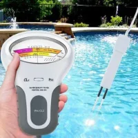 Testeur De Qualité D'Eau Piscine Ph Et Teneur En Chlore Électronique Câble 13 Cm