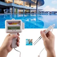 Testeur De Ph Et Chlore - - Testeur De Qualité De L'eau Pour Piscine - Plastique + Métal