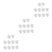 30pièces Éponge De Filtration De Piscine De Éponges Absorbantes Huile Forme De Tortue Blanc Pour Piscines Spas Et Bains À Remous Efficacité Maximale Et Conception Ludique