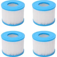 4 Cartouches Filtrantes Pour Spa, 104mm Diamètre Extérieur, 52mm Intérieur, Hauteur 80mm, Kit Accessoires Pompe Piscine