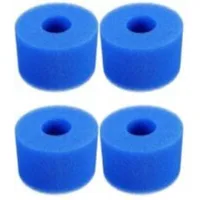 4 Pièces Éponge Filtrante Type S1, Cartouche De Filtre En Mousse, Mousse Pour Filtre Piscine, Réutilisables Et Lavables, Filtre En Mousse Pour Spa, Piscine, Jacuzzi