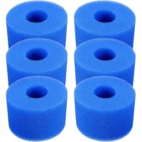 Piece Cartouches Filtrantes En Mousse Réutilisables Et Lavables Pour Spa De Type S1 (bleu)