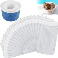 20 Chaussettes Filtrantes Pour Skimmer De Piscine