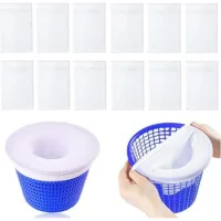 Préfiltre Skimmer Piscine - Lot De 30 Pièces, Panier Réutilisable Pour Capturer Débris, Feuilles Et Cheveux
