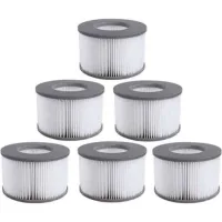 Lot De 6 Cartouches Filtrantes Pour Spas Gonflables Mspa