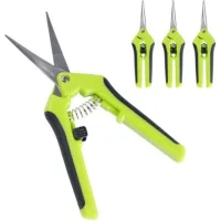 Bunthaus 3 Sécateurs De Jardinage Pour Bonsaïde De Haute Précision Ciseaux De Jardinage À La Main Avec Lames En Acier Inoxydable Pour Fleurs Et Plantes