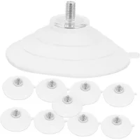 10pièces Transparentes À Vis Pvc Pour Meubles Et Accessoires Fixation Pour