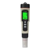 Pr Ph Chlore Mètre Piscine 7-en-1 , Testeur Ph Chlore Salinité Orp Tds Ec Température , Tester Qualité Eau De Haute Précision Avec Fonction Atc Pour Piscines , Eau Potable , Aquarium , Hydroponie