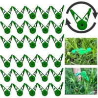 Bunthaus Pack De 70 Clips De Flexion Pour Plantes Réglables À 360°, Cintreuse De Plantes, Clips D'Entraînement De Tige De Plante, Pour Faible Charge, Formation Des Plantes, Support De Jardin