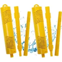 Bunthaus Lot De 2 Filtres Minéraux Pour Spa Avec Cartouche Universelle À Durée De Vie De 4 Mois Pour Filtres De Spa, Piscine, Étang À Poissons (jaune)