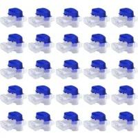 25pcs Connecteurs De Câbles Pour Robot Tondeuse 25 Raccords Remplis De Gel Pour Étendre Ou Réparer Fil Electrique Bas Voltage Tondeuse Automatique