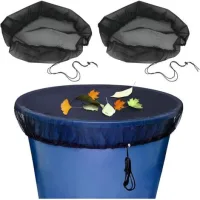 Filet Pour Citerne De Pluie 2 Pcs Filet De Protection Pour Tonneau De Pluie 95cm Pour Anti Poussière, Anti Caduques, Anti Moustique