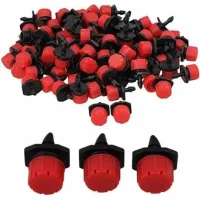 Bunthaus 100 Pcs Dripper Irrigation Réglable Goutte À Goutte Système D'Arrosage Automatique Tuyau Goutte À Goutte Micro Gicleurs Émetteur Goutteurs Pour Plante Serre Diy Jardin, Ensoleillé