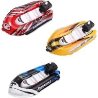 Bunthaus 3 Pièces Baignoire Bateau Jouet Liquidation Jouet Bateau Vitesse Bateau Enfants Jouets Aquatiques Aléatoire Rouge, Jaune Et Bleu
