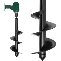 Bunthaus Foret Hélicoïdal De Jardinage - 9 X 40 Cm - Pour Perceuse Sans Fil - Avec Arbre Robuste - Idéal Pour Installer Des Plantes, De Pot De Fleurs, Creuser Des Trous