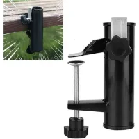 Bunthaus Porte-parasol Balustrade De Balcon Support Parasol Balcon Pince Support Pour Table Parasol Accessoires Fixation Pour Balcon, Terrasse Ou Table - Balcon-parasols Avec Mât Jusqu'à Ø 19-38 Mm
