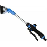 Bunthaus Tuyau D'Arrosage De Jardin À Long Poteau - Pistolet À Eau Haute Pression - Pour Nettoyer La Voiture, Le Jardinage, L'Arrosage À La Main Des Plantes