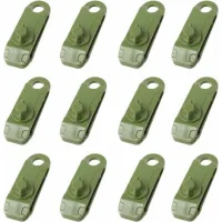 Bunthaus Pinces De Bâche Clips De Tente De Camping En Plastique Petite Pince À Oeillets Pour Auvent Toile D'Ombrage De Jardin Activités De Plein Air